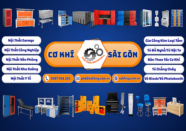 Nội thất công nghiệp Cơ Khí Sài Gòn