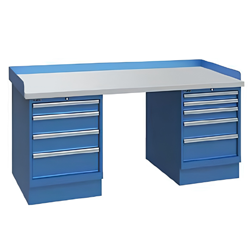 Bàn thao tác công nghiệp 2 tủ 5 ngăn kéo CKSG-6216