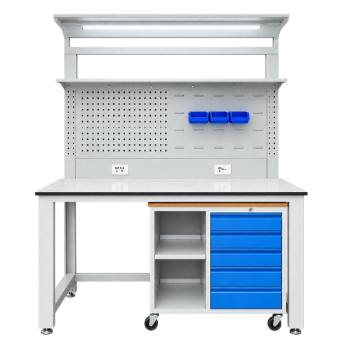 Bàn thao tác công nghiệp có xe đẩy đồ nghề 5 ngăn CKSG-6248