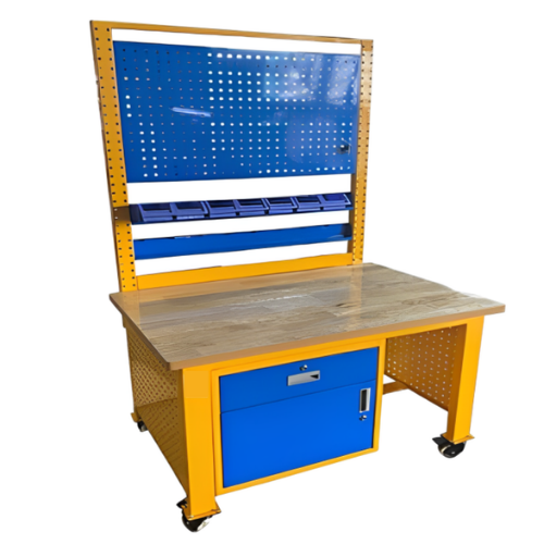 Bàn thao tác di động có tủ, ngăn kéo và bảng treo dụng cụ
CKSG-6204