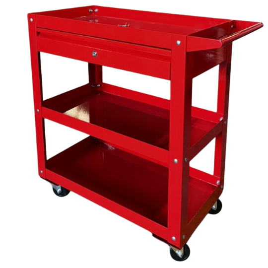 Xe đẩy đồ nghề 3 tầng có ngăn kéo và giá treo tô vít CKSG-8203