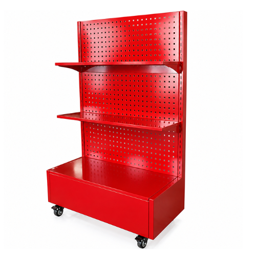 Bảng treo dụng cụ di động có hộp đồ nghề và kệ chứa CKSG-6103