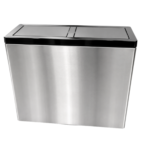 Thùng rác inox 304 nắp lật kín CKSG-5306