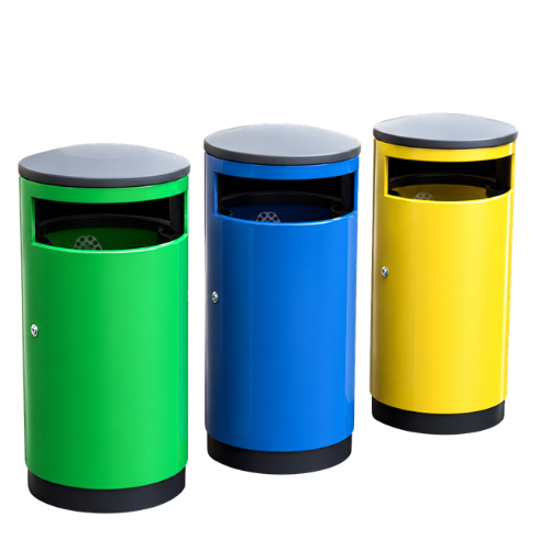Thùng rác ngoài trời sắt sơn tĩnh điện CKSG-5303