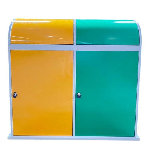 Thùng rác phân loại 2 ngăn sắt sơn tĩnh điện CKSG-5304