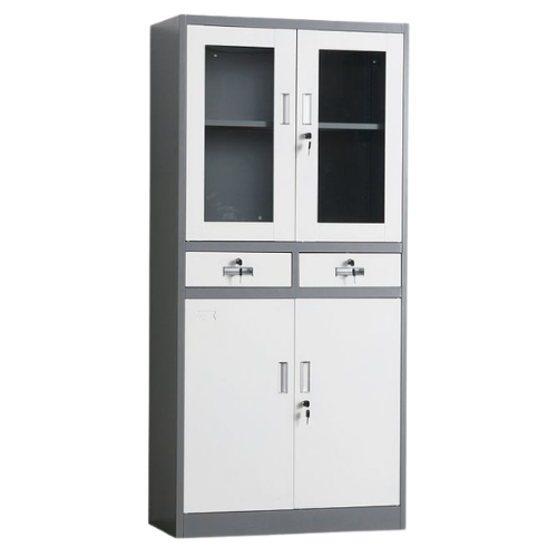 Tủ hồ sơ sắt đa năng cửa kính 2 ngăn kéo CKSG-3110