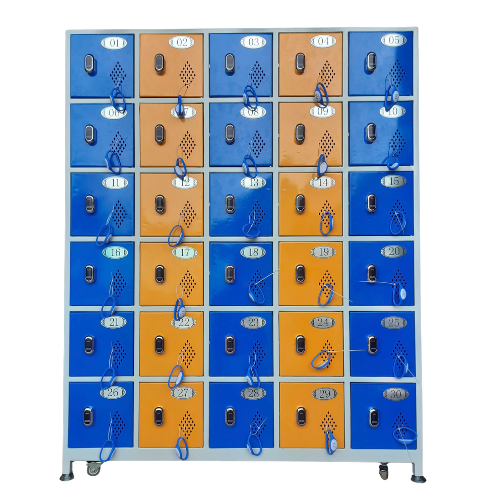 Tủ locker 30 ngăn tích hợp khóa điện tử CKSG-4101