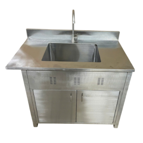 Bàn chậu rửa inox 304 loại 1 vòi 1 chậu CKSG-7143