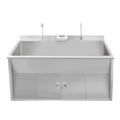 Bồn rửa tay tiệt trùng inox 304 loại 2 vòi CKSG-7141