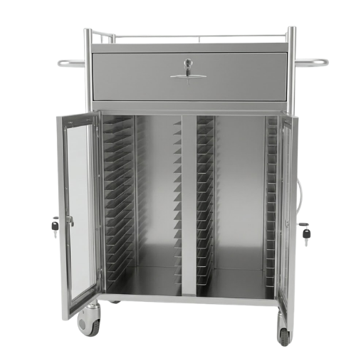 Xe đẩy hồ sơ bệnh án CKSG-7126