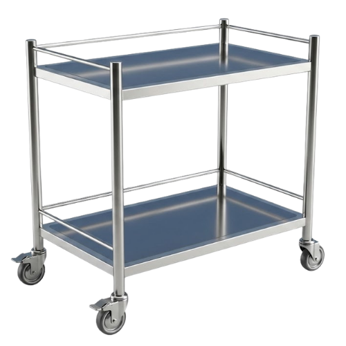 Xe đẩy inox 304 2 tầng CKSG-7148