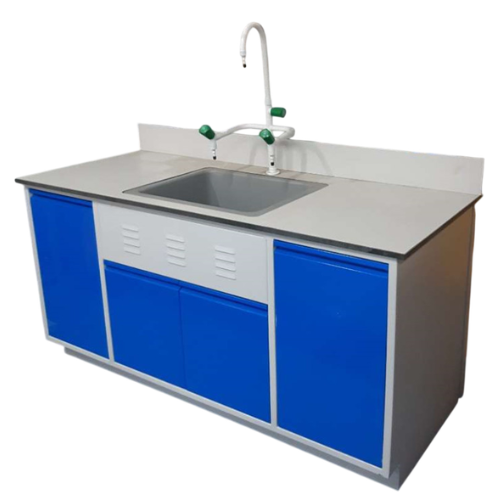 Bàn thí nghiệm 1 chậu rửa đa năng 3 khoang CKSG-1110