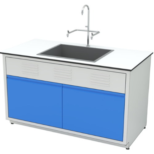 Bàn thí nghiệm 1 chậu rửa và cánh đôi lớn CKSG-1109