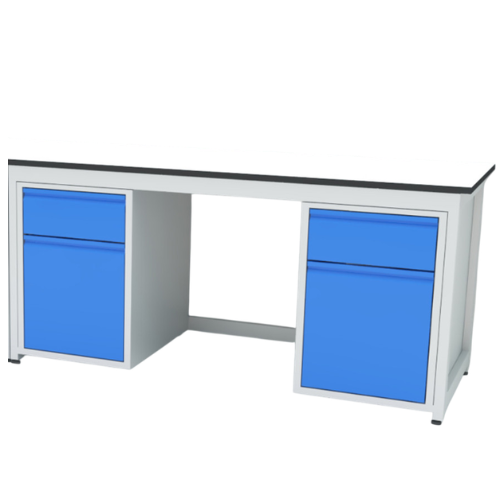 Bàn thí nghiệm đơn 2 hộc tủ hai bên CKSG-1105