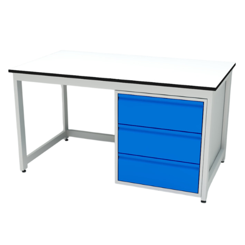 Bàn thí nghiệm đơn có 3 ngăn kéo CKSG-1103