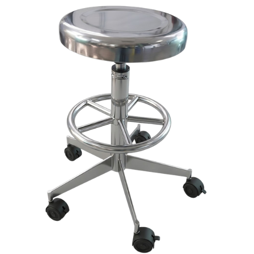 Ghế inox 304 tròn điều chỉnh chiều cao CKSG-9111