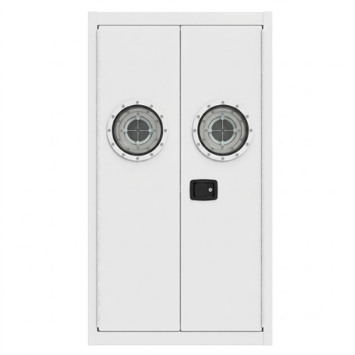 Tủ chống cháy 2 cửa có kính quan sát CKSG-TCC180G