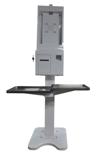 Vỏ kiosk thanh toán tự động tích hợp khay inox 304 CKSG-1018