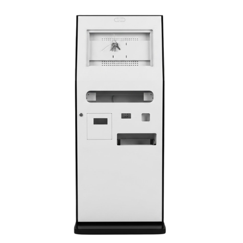 Vỏ kiosk thông tin có khay đựng máy in CKSG-1012