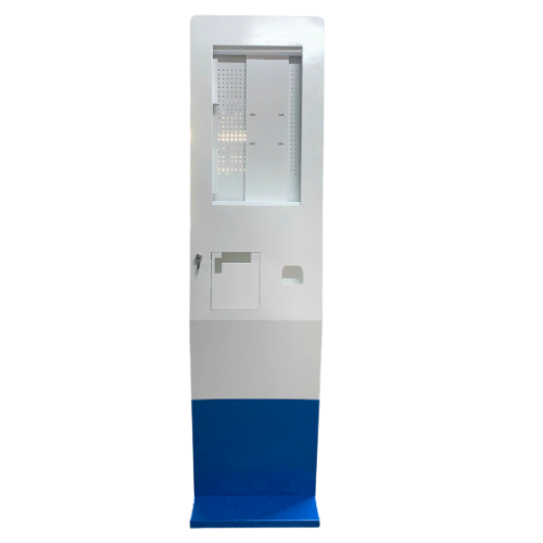 Vỏ kiosk thông tin có ngăn đựng CPU, khay máy in CKSG-1015