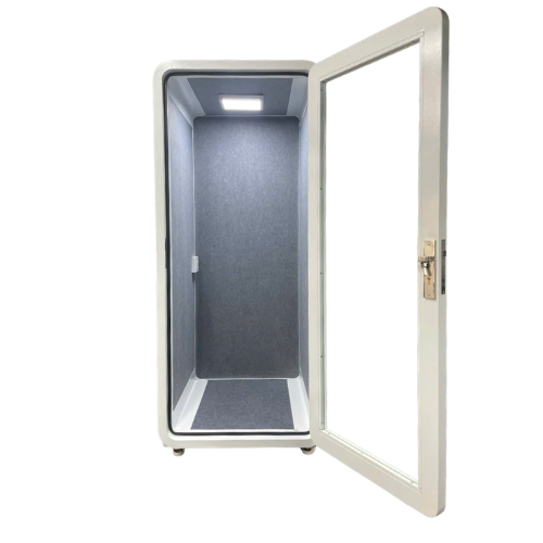 Cabin cách âm 1 người có bàn làm việc gấp gọn CKSG-2102